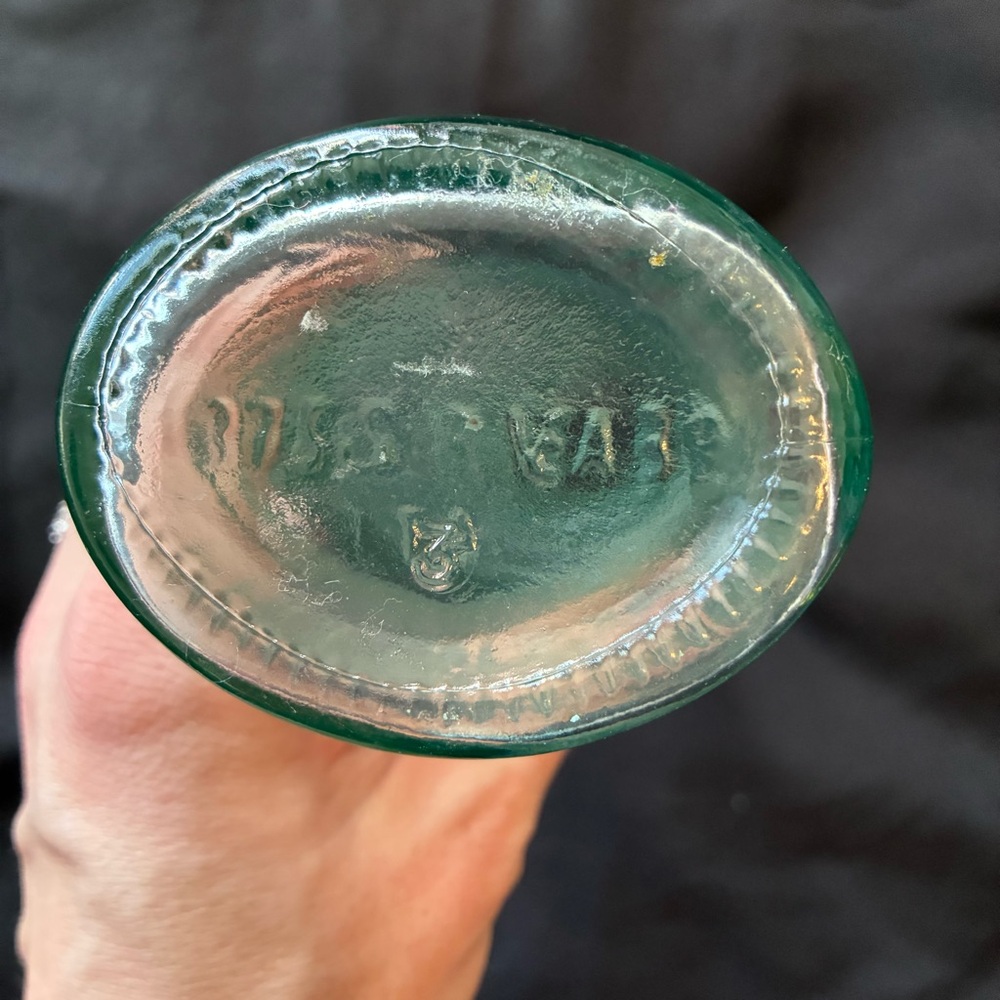 Vintage Glass Fish-Shaped Bottle - Picture 3 of 4
